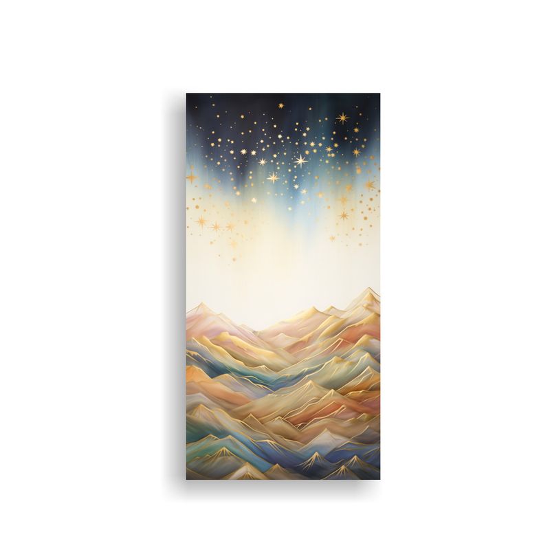 GENERICO - Paisaje Juvenil De Montaña Con Estilo Elegante Y 70x140 Cm