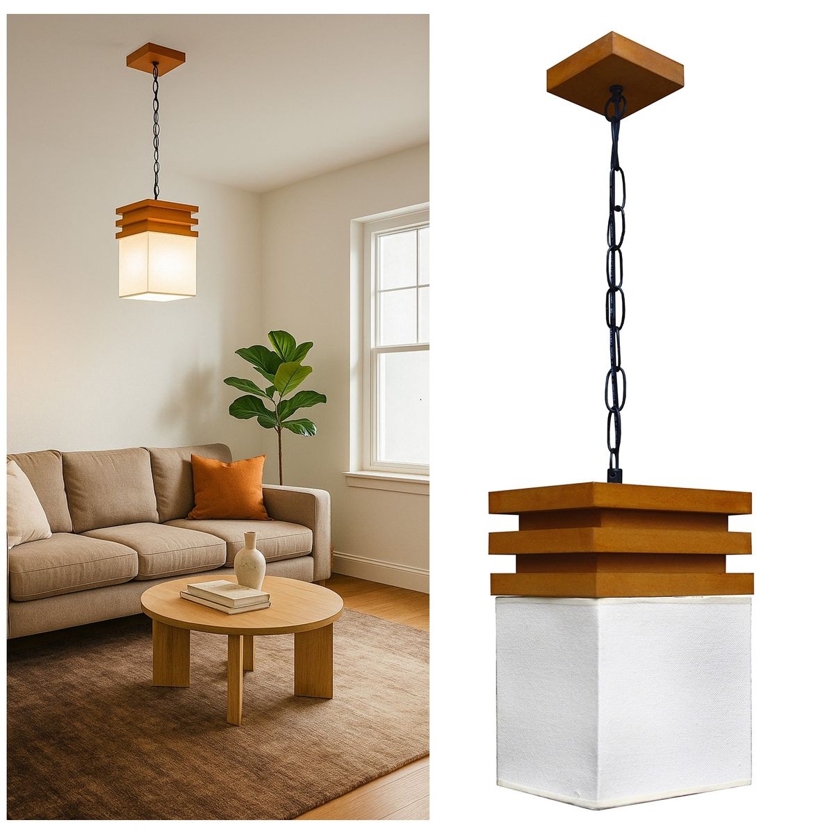 CAROLD STEVENS - Lámpara Colgante Everest 1L