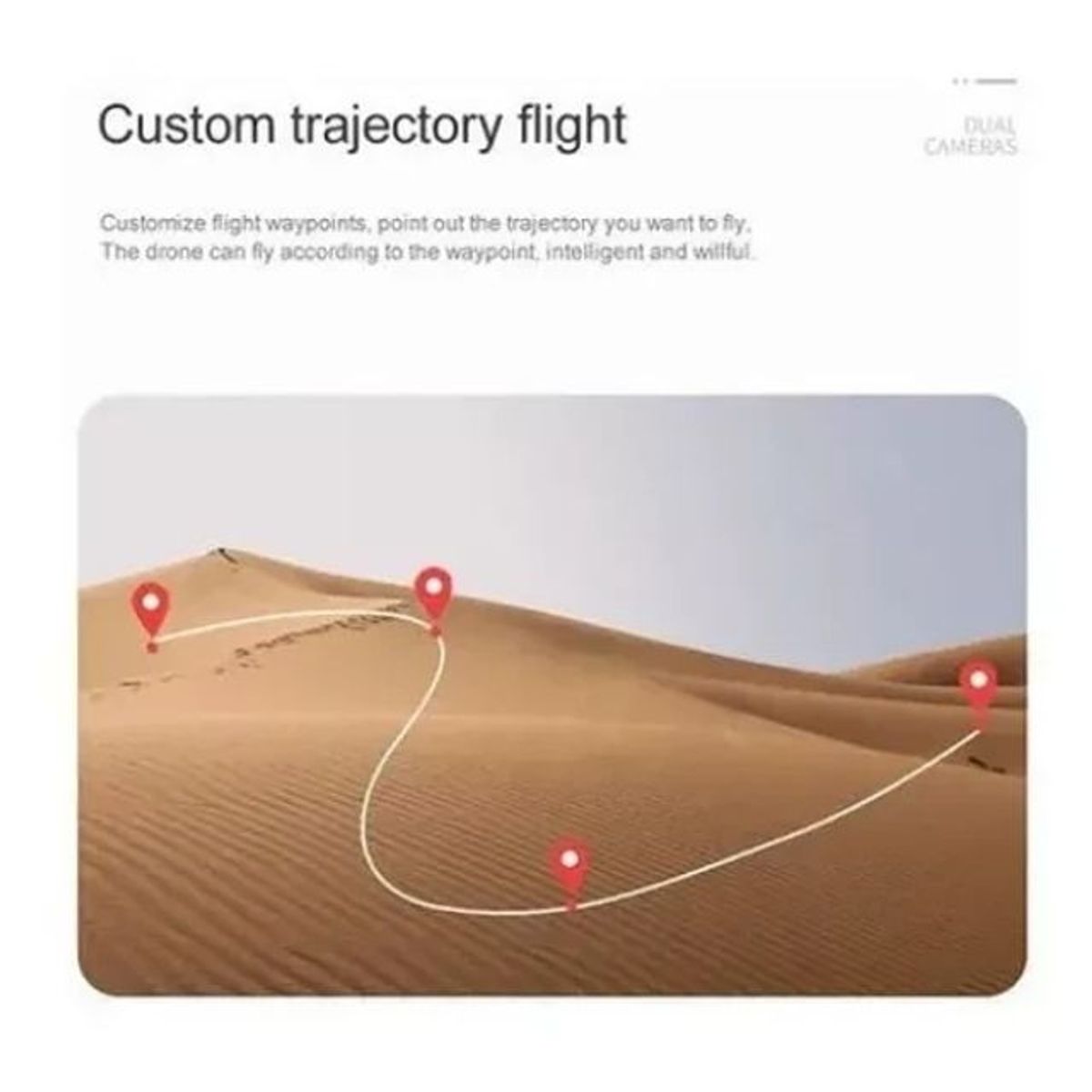 GENERICO - Mini Drone 4k Profesional Dual Cámara Wifi E99