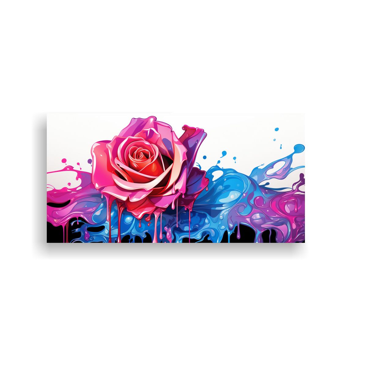 GENERICO - Cuadro Moderno De Decoración De Espacio Con Logo 120x60 Cm