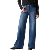 Jeans Mujer 318 Shaping Wide Leg Azul