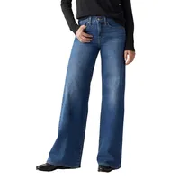 Jeans Mujer 318 Shaping Wide Leg Azul