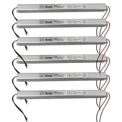 WANT - 6 Fuentes de Poder 12V 3A 36W Ultra Delgada