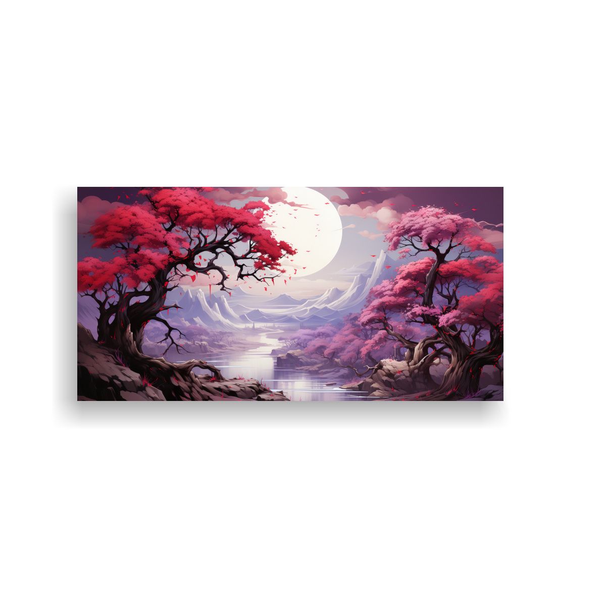 GENERICO - Pinturas Decorativas Vintage De Resistente árbol 120x60 Cm.