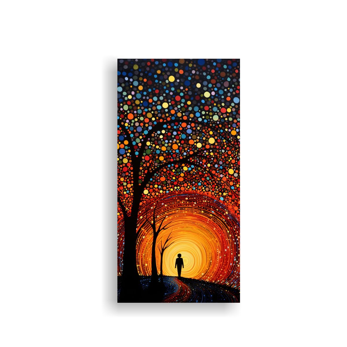 GENERICO - Pintura Decorativa Dibujo Mágico Inspirado En El 70x140 Cm