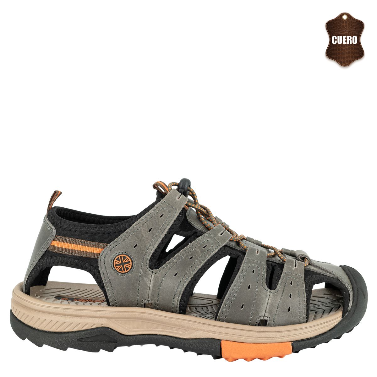 LONDON ADIXT - Franciscana de Cuero Hombre Khaki Ness London Adixt
