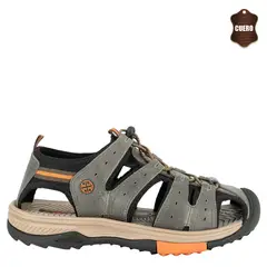LONDON ADIXT - Franciscana de Cuero Hombre Khaki Ness