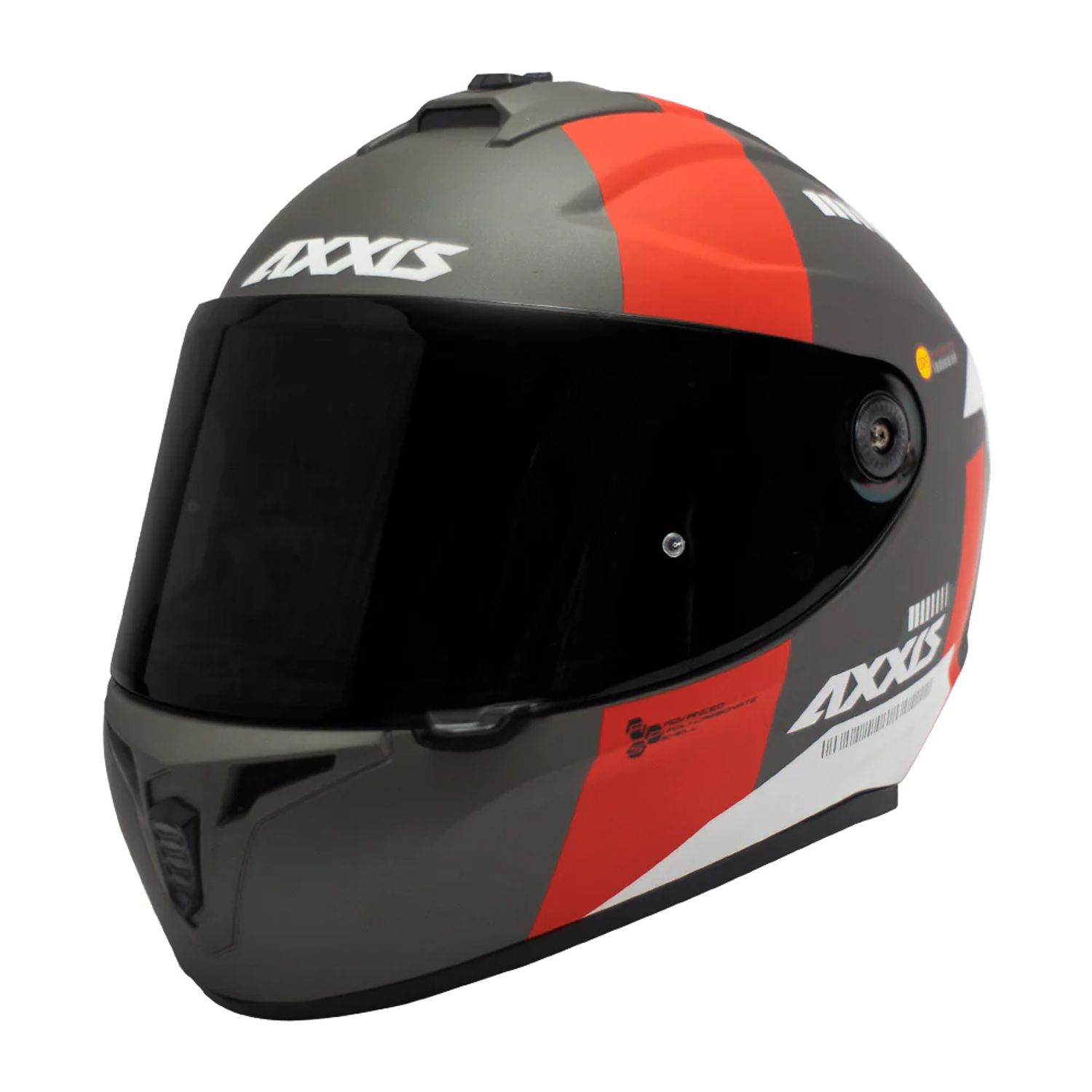 Casco Para Moto Moto Axxis Draken MP4 Rojo Mate Sodimac Chile