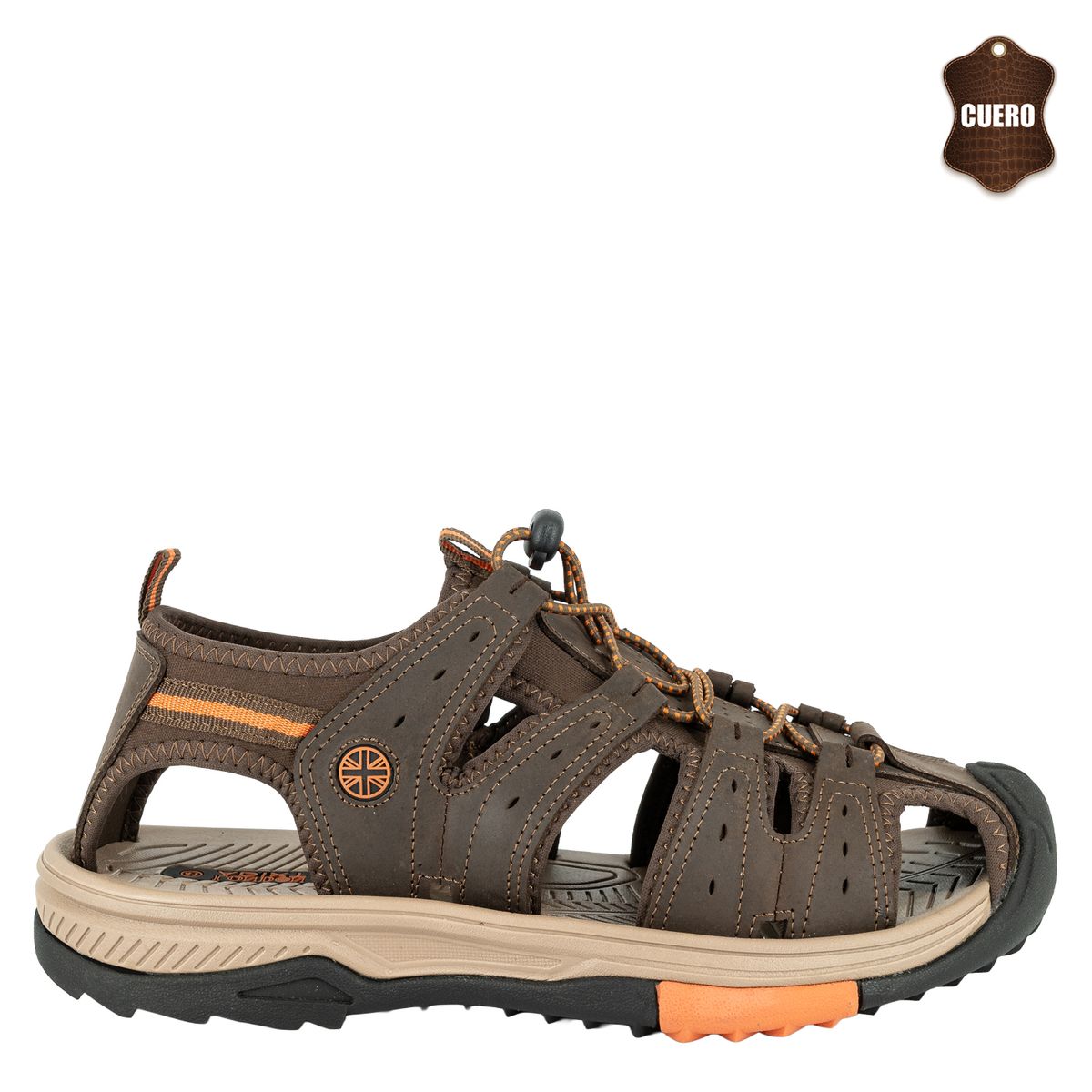 LONDON ADIXT - Franciscana de Cuero Hombre Café Ness London Adixt