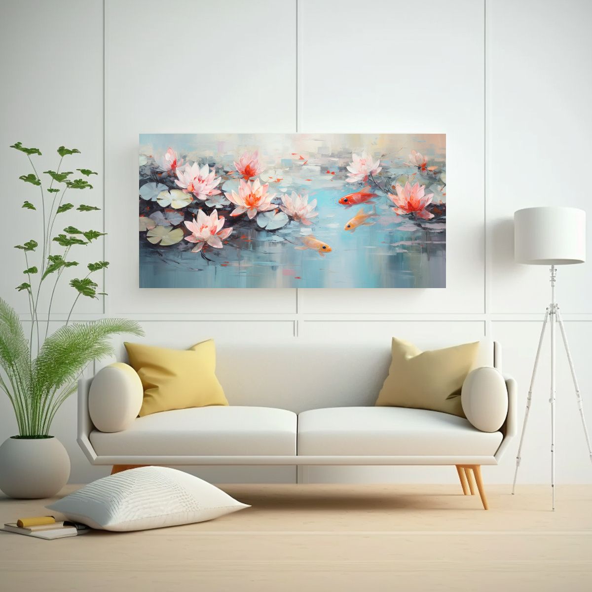 GENERICO - Pinturas Decorativas De Armonía De Colores Con 140x70 Cm
