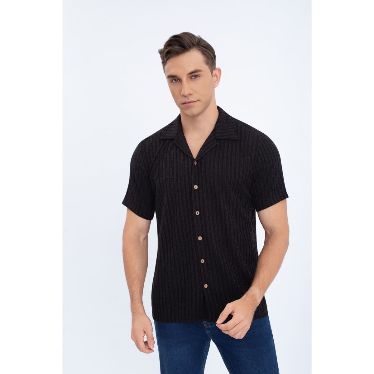 GENERICO - Camisa Hombre Regular Fit Verano Fashion Calidad 0175