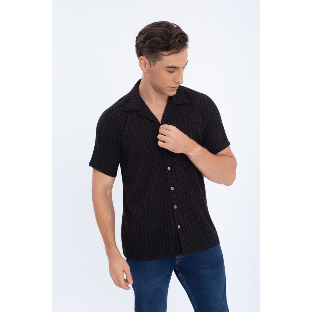 GENERICO - Camisa Hombre Regular Fit Verano Fashion Calidad 0175