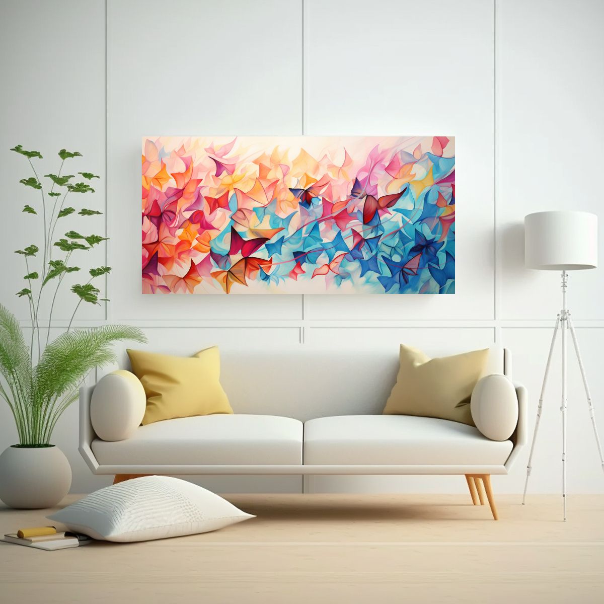 GENERICO - Pinturas Decorativas Con Patrones Abstractos Que 140x70 Cm