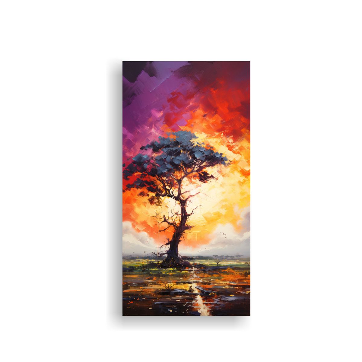 GENERICO - Movimiento Simplicidad En La Belleza Caótica De 70x140 Cm