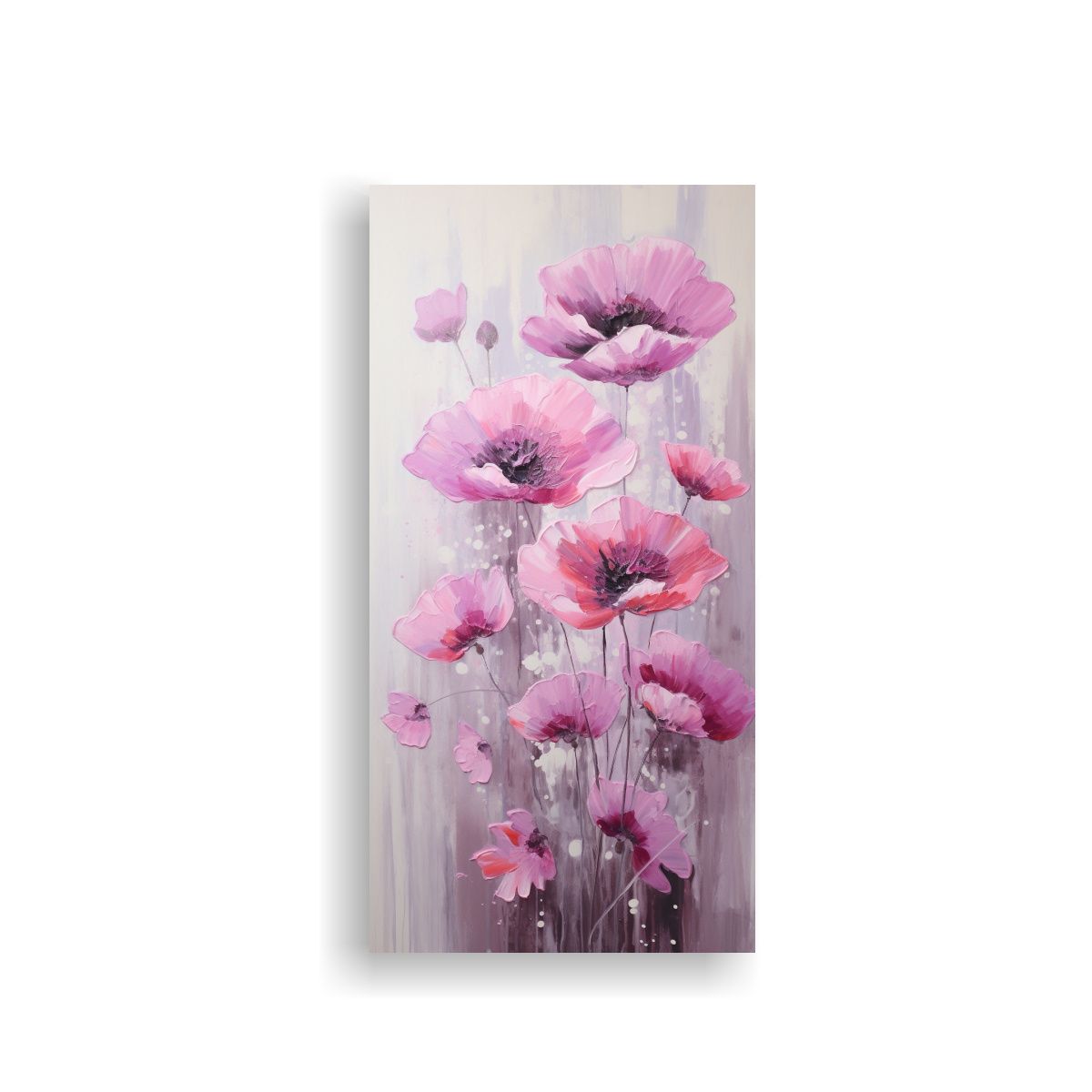 GENERICO - Cuadro Lienzo Diseño Vitalidad Pintura Amapolas 70x140 Cm