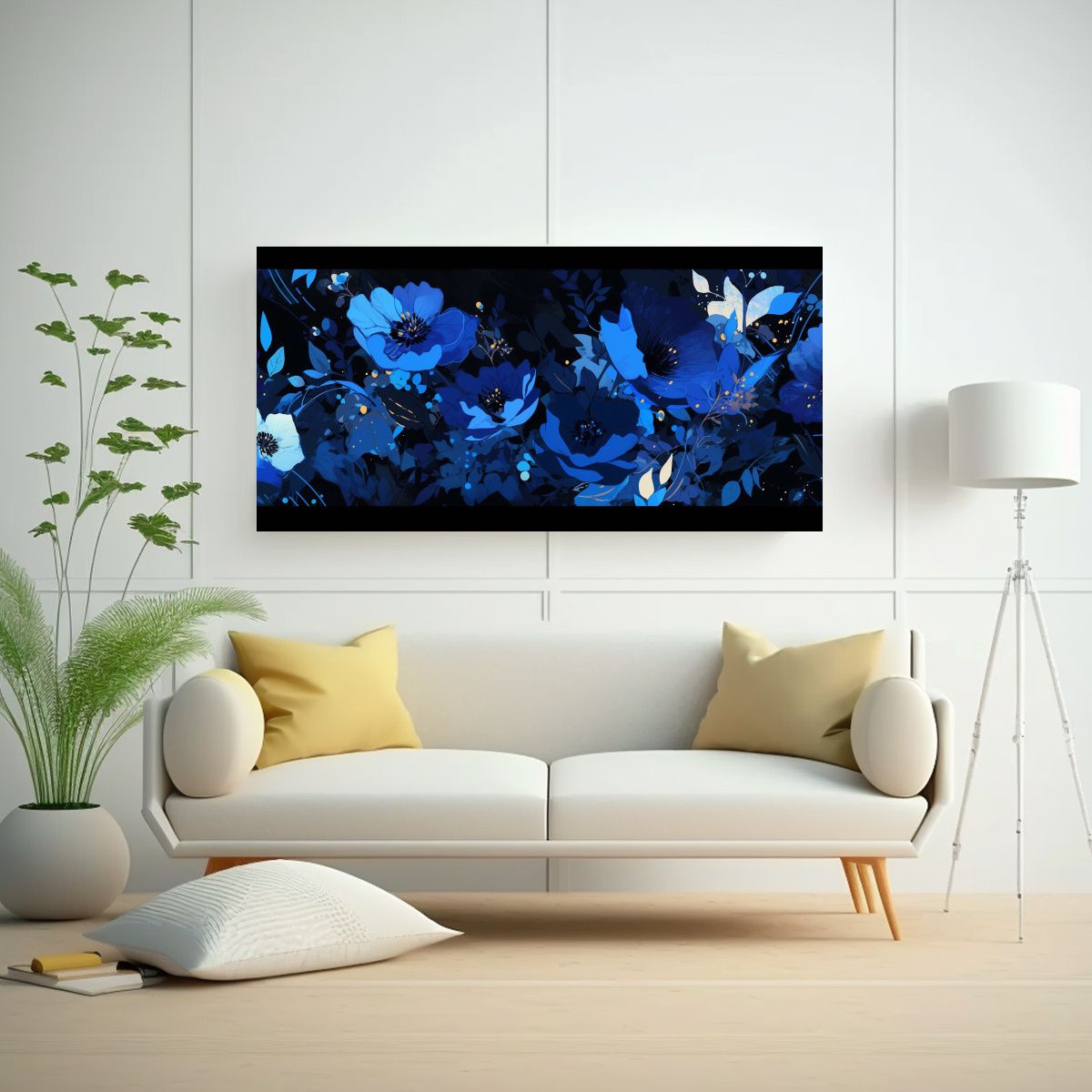 GENERICO - Pintura Decorativa En Estilo Neonoir Con Colores 140x70 Cm