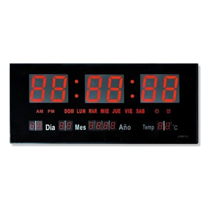 GENERICO - Reloj Digital De Pared Con Pantalla Led