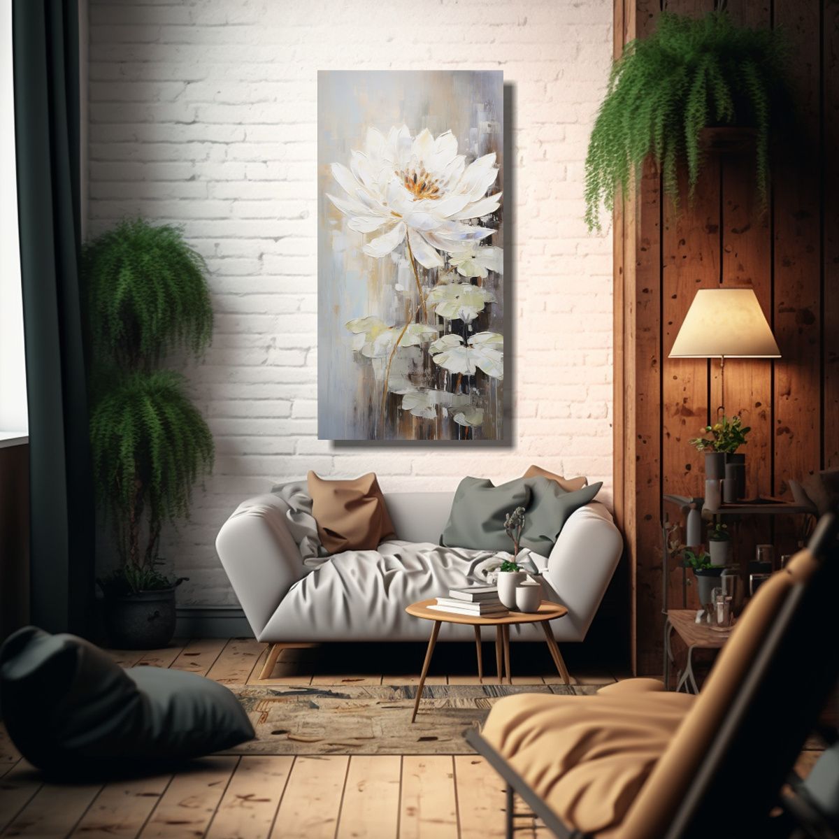 GENERICO - Pintura Moderna De Lienzo Naturaleza Viva Con 70x140 Cm