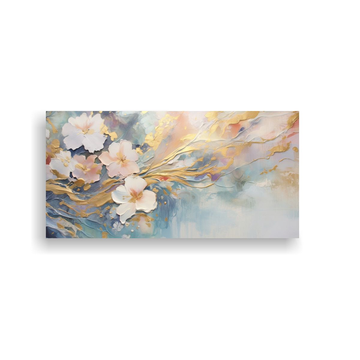 GENERICO - Pintura Acuarela Abstracta Minimalista Inspirada 140x70 Cm