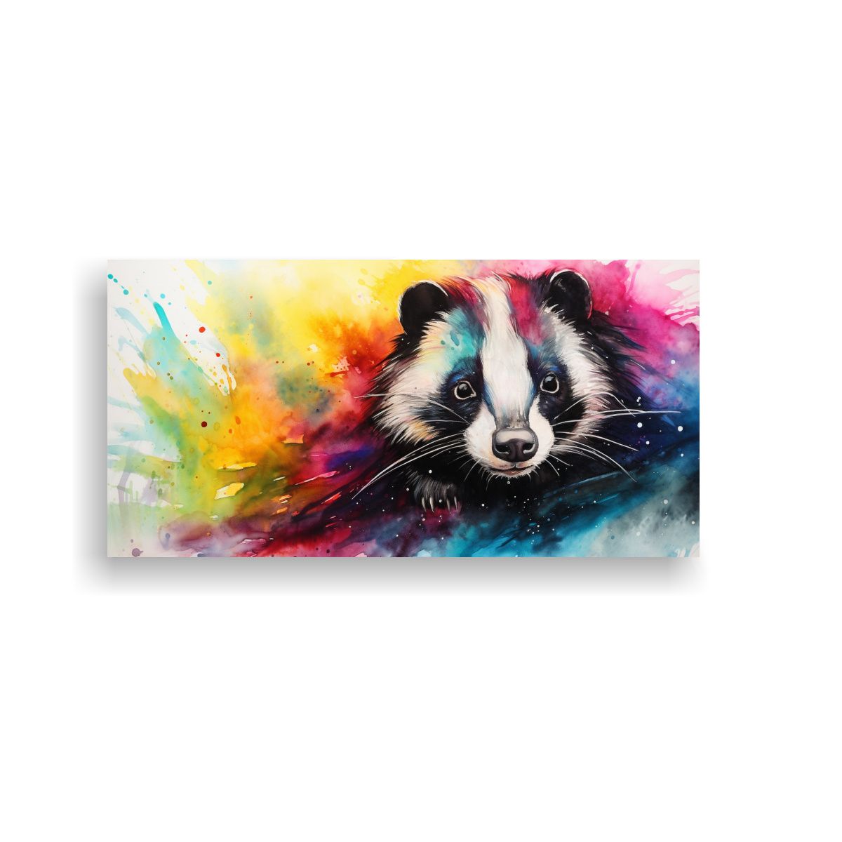 GENERICO - Cuadro Horizontal Sensibilidad Artística Skunk 120x60 Cm