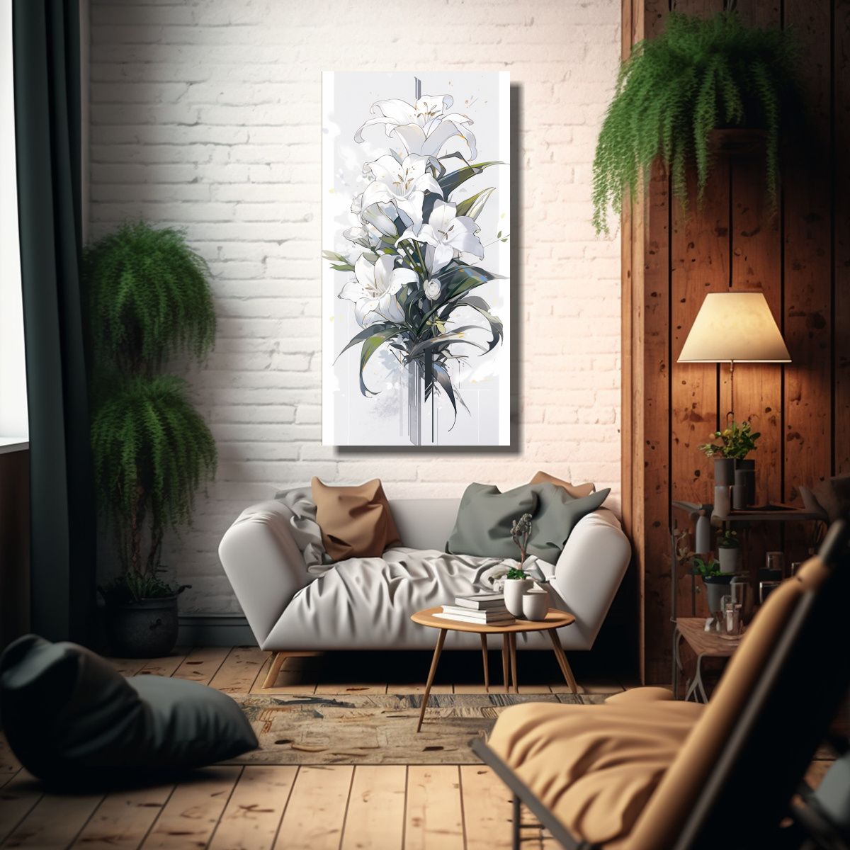 GENERICO - Pinturas Decorativas Estilo Medio En Alta 70x140 Cm