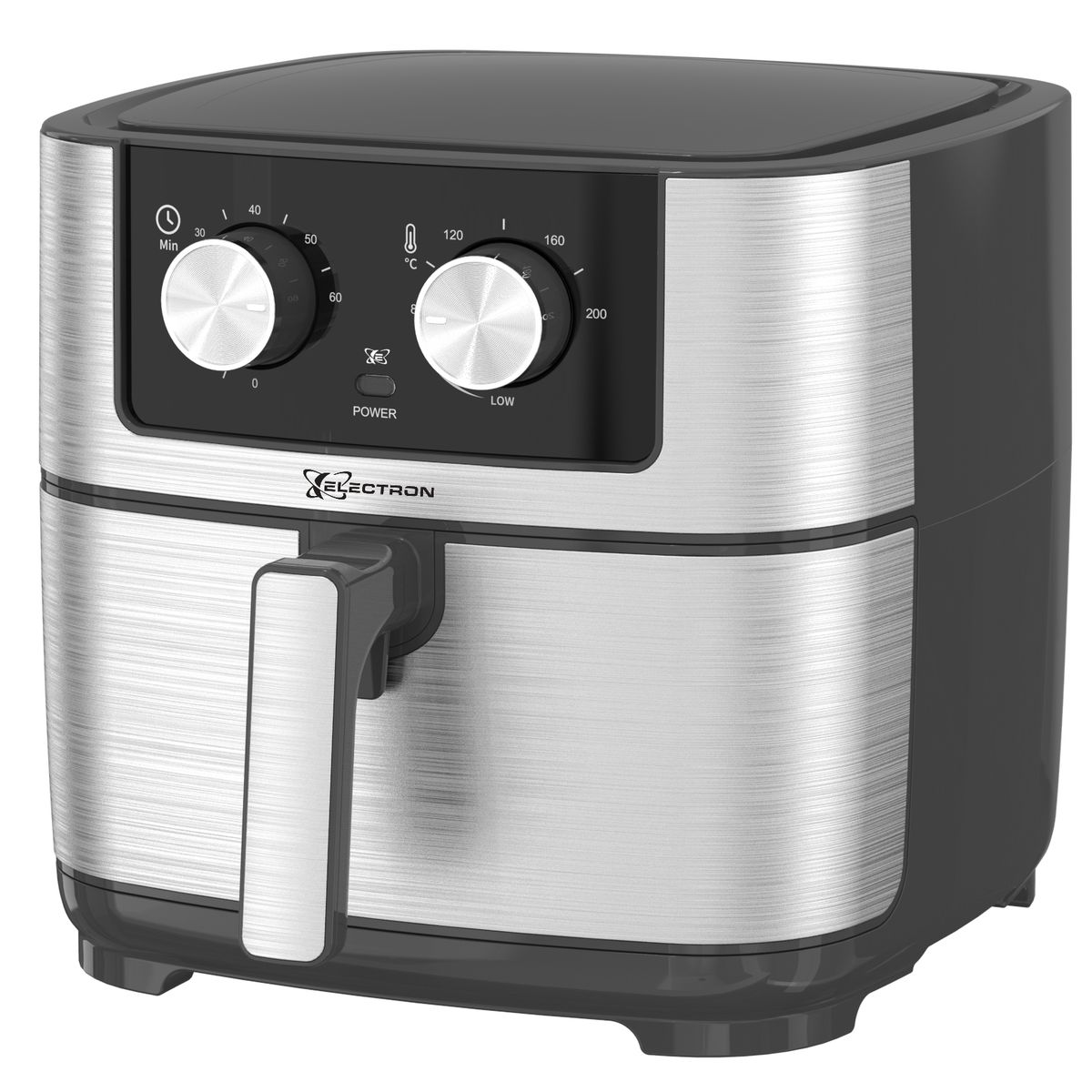 ELECTRON - Freidora de aire Electron Air Fryer 6.5 Lts BA-7650 INOX