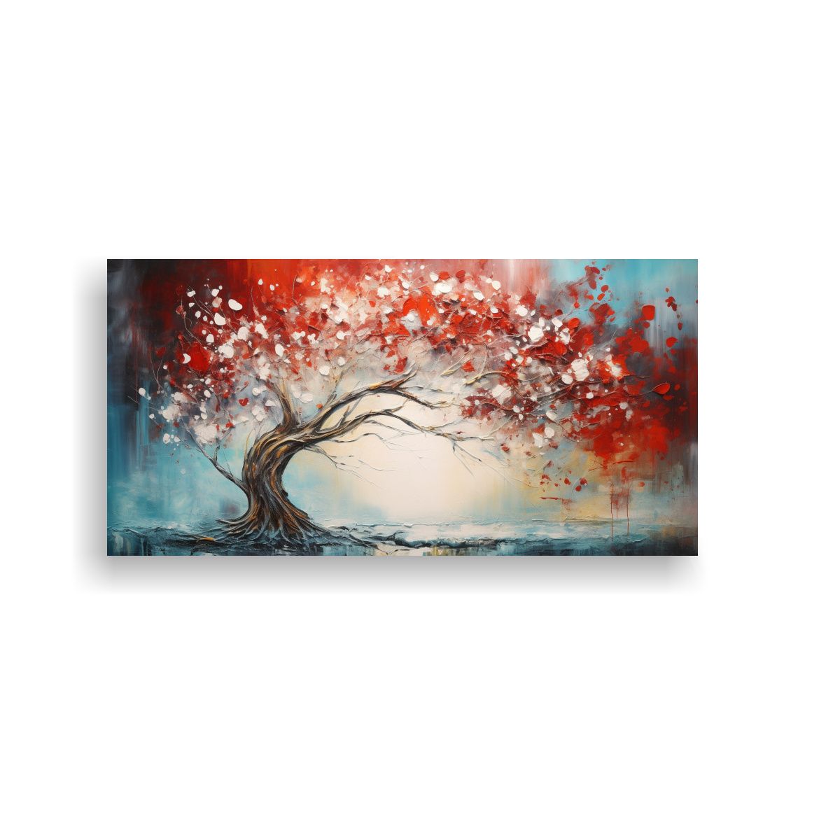 GENERICO - Lienzo De Tela Expresión Majestuosas En Estilo 140x70 Cm