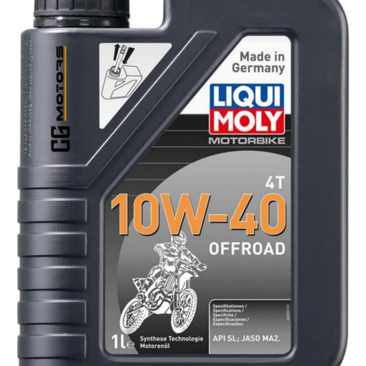 LIQUI MOLY - Aceite Para Moto 10w40 Motorbike Offroad Liqui Moly 1l 4t