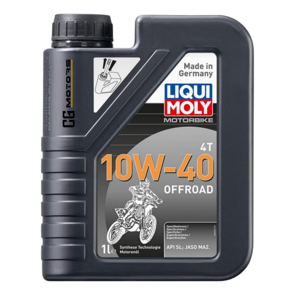 LIQUI MOLY - Aceite Para Moto 10w40 Motorbike Offroad Liqui Moly 1l 4t