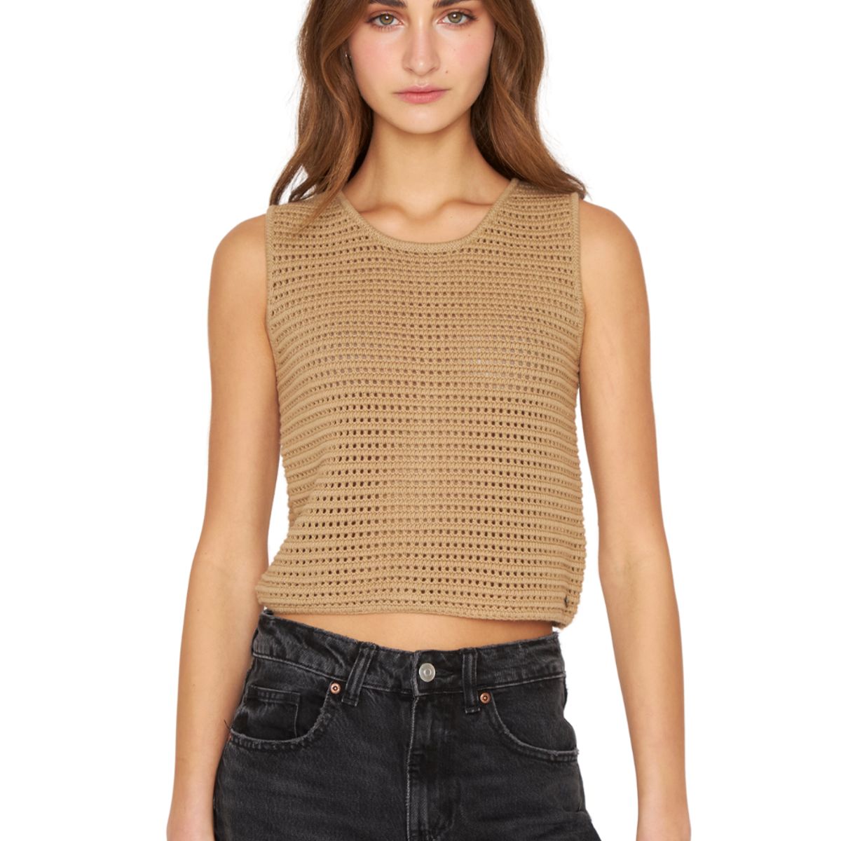 JACINTA TIENDA - Polera Laura café Jacinta Tienda