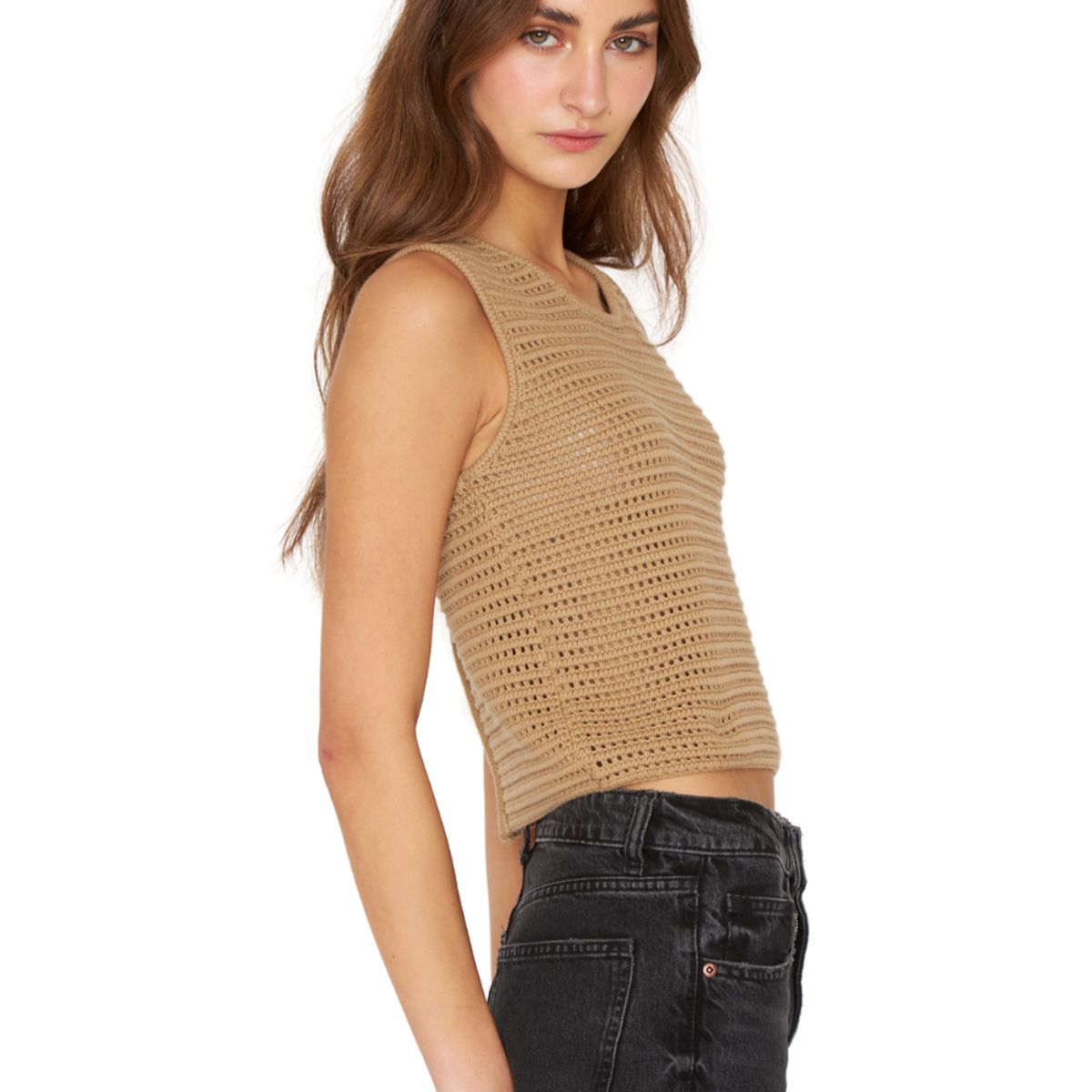 JACINTA TIENDA - Polera Laura café Jacinta Tienda