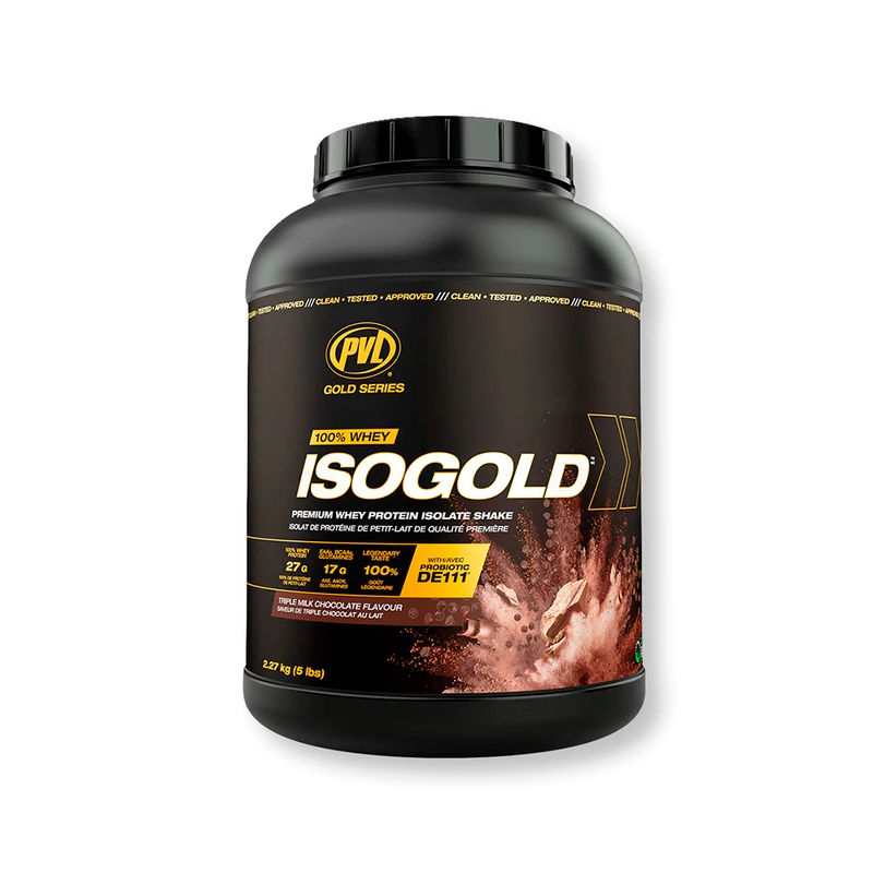 GENERICO - PROTEÍNA ISOGOLD - 5 LIBRAS - TRIPLE CHOCOLATE - PVL
