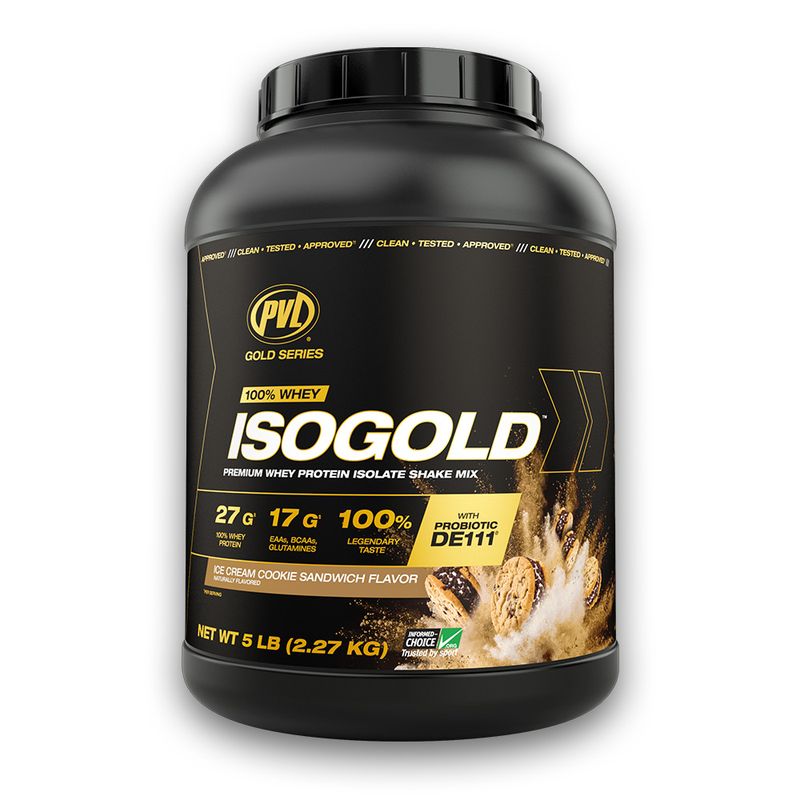 GENERICO - PROTEINA ISOGOLD - 5 LIBRAS - ICE CREAM COOKIES - PVL