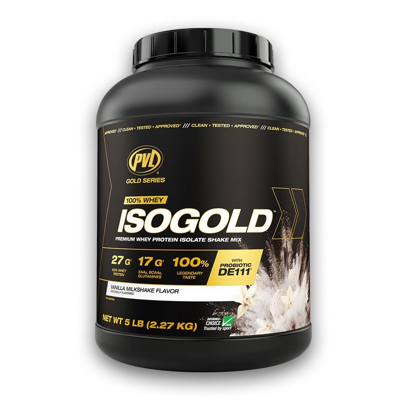 GENERICO - PROTEÍNA ISOGOLD - 5 LIBRAS - VAINILLA - PVL