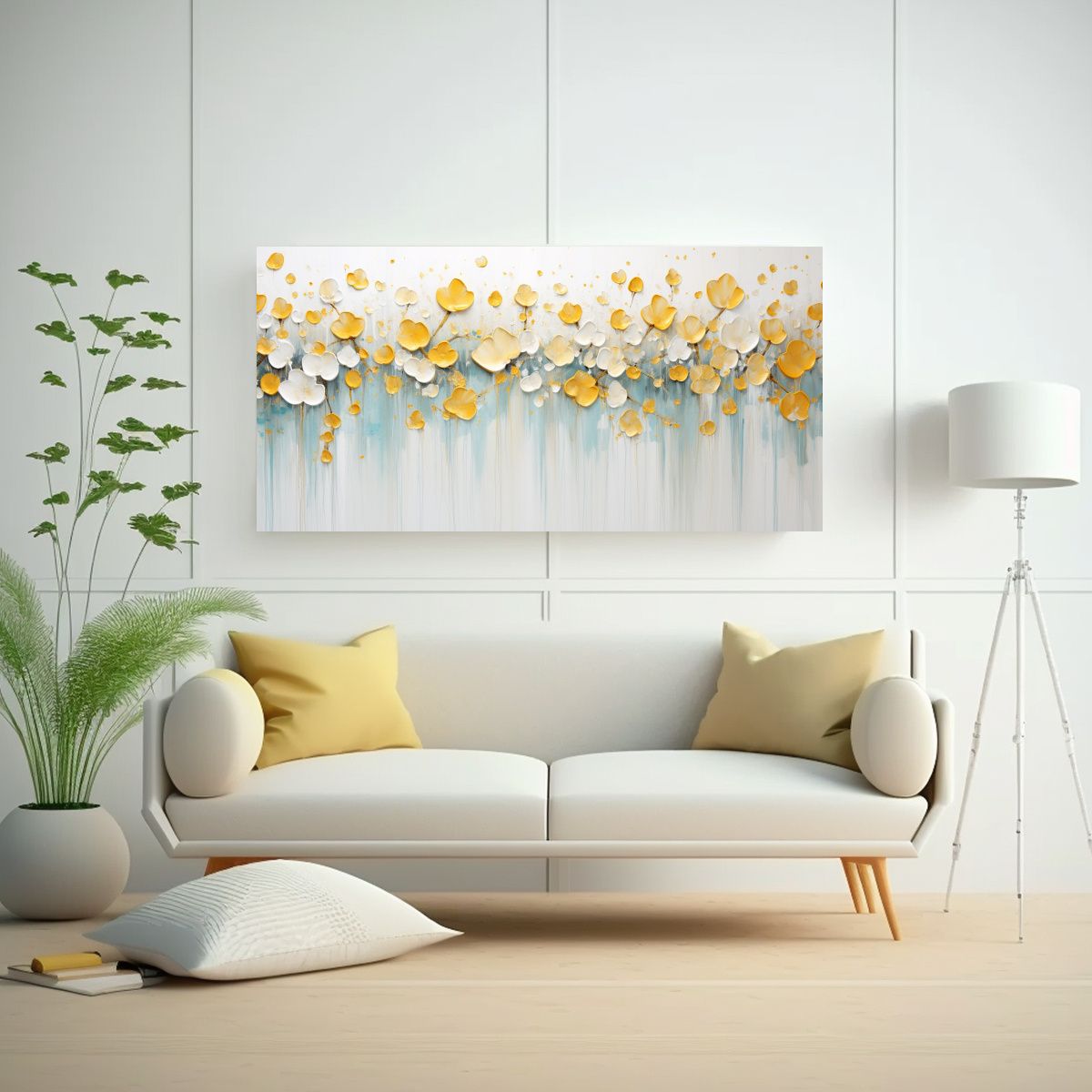 GENERICO - Cuadro Equilibrio Acrílico En Bastidor Con 140x70 Cm