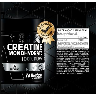 Imagen 2 del producto CREATINA MONOHIDRATADA 100% PURE - 300 GRS -