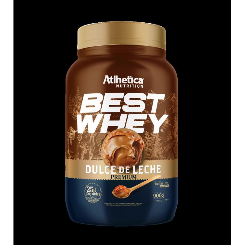 ATLHETICA NUTRITION - PROTEÍNA BEST WHEY - 2 LIBRAS - DULCE DE LECHE