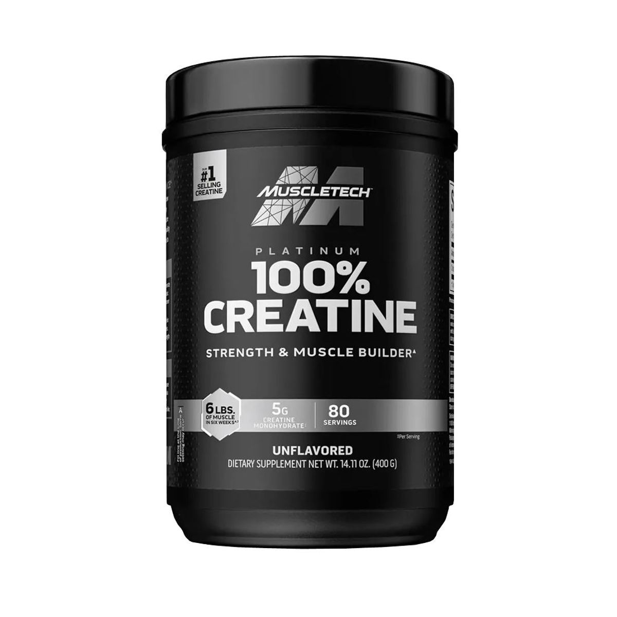 MUSCLETECH - CREATINA MONOHIDRATADA PLATINUM - 400 GRS - MUSCLETECH