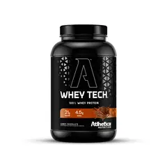 ATLHETICA NUTRITION - PROTEÍNA WHEY TECH - 2 LIBRAS - - CHOCOLATE