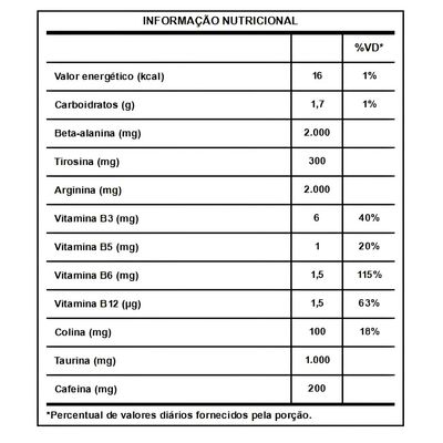 Imagen 2 del producto PRE ENTRENO HUGER - 320G - MANZANA - INTEGRALMÉDICA