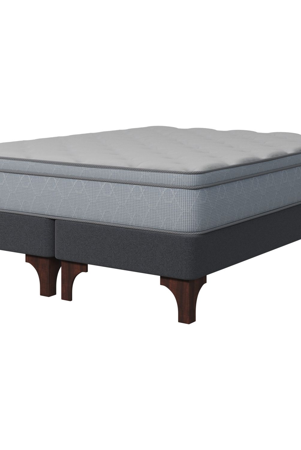 FLEX - Cama Europea 2 Plazas Element Pocket Flex 150 x 200 Cm Base Dividida