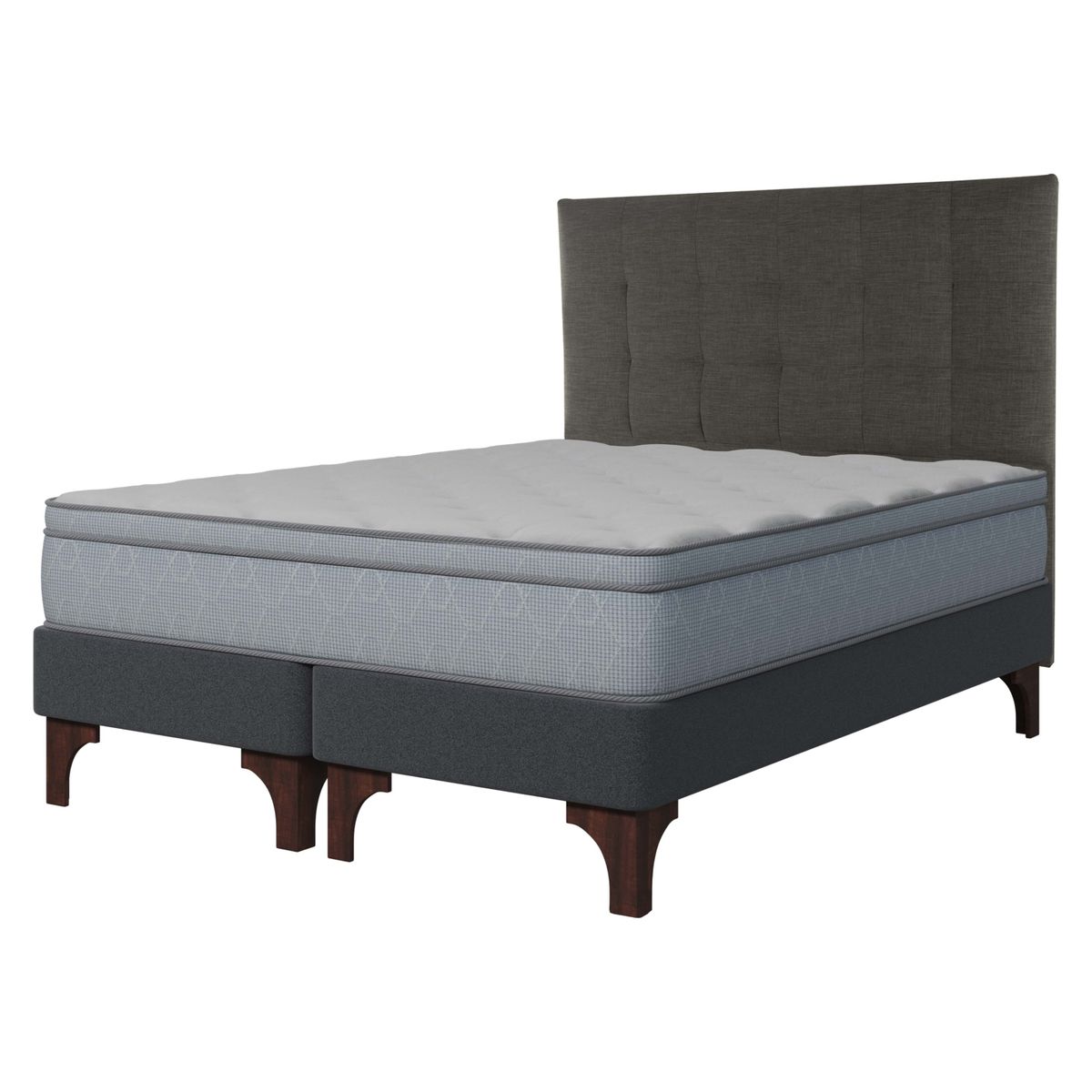 FLEX - Cama Europea 10025130 2 Plazas + Respaldo Flex