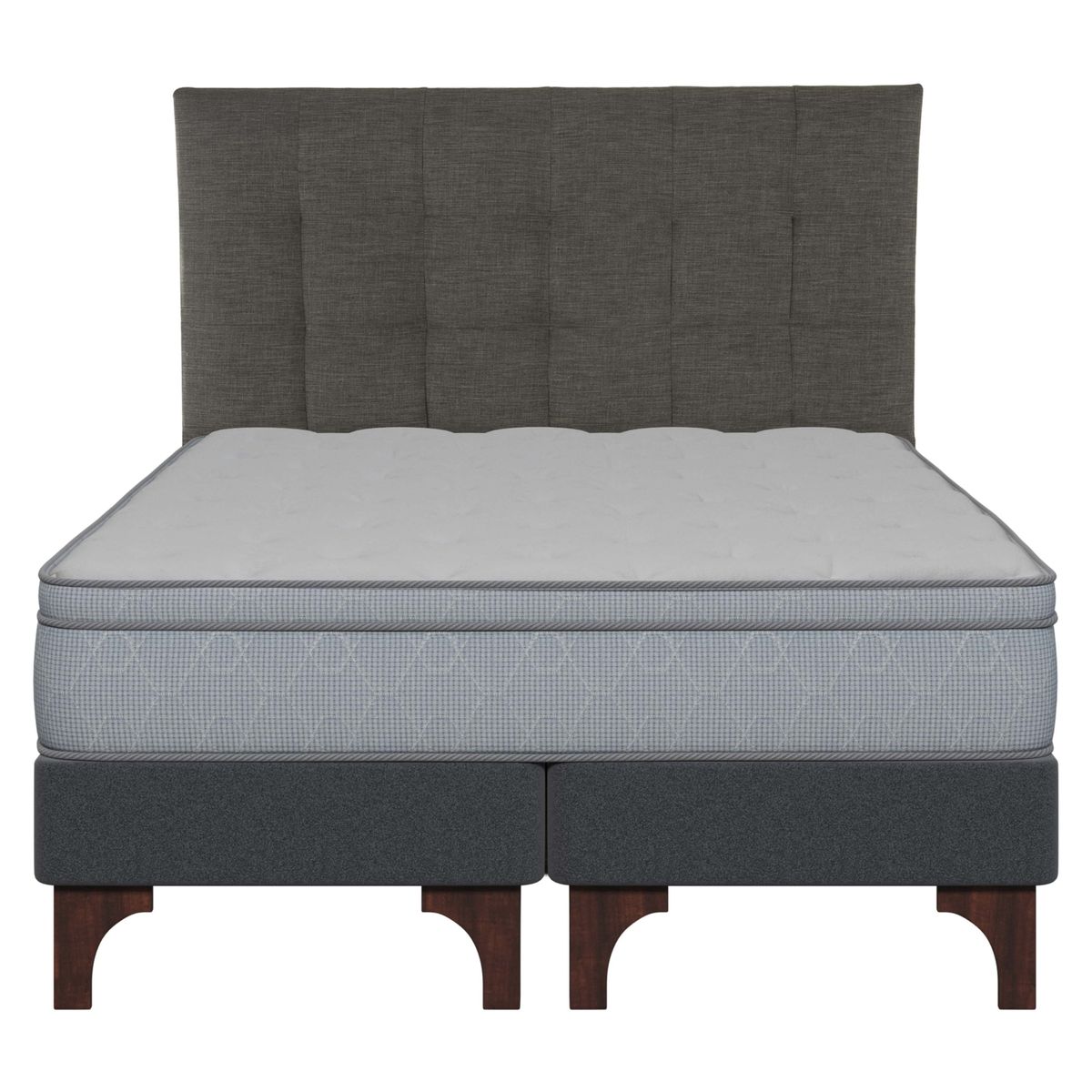 FLEX - Cama Europea 10025130 2 Plazas + Respaldo Flex