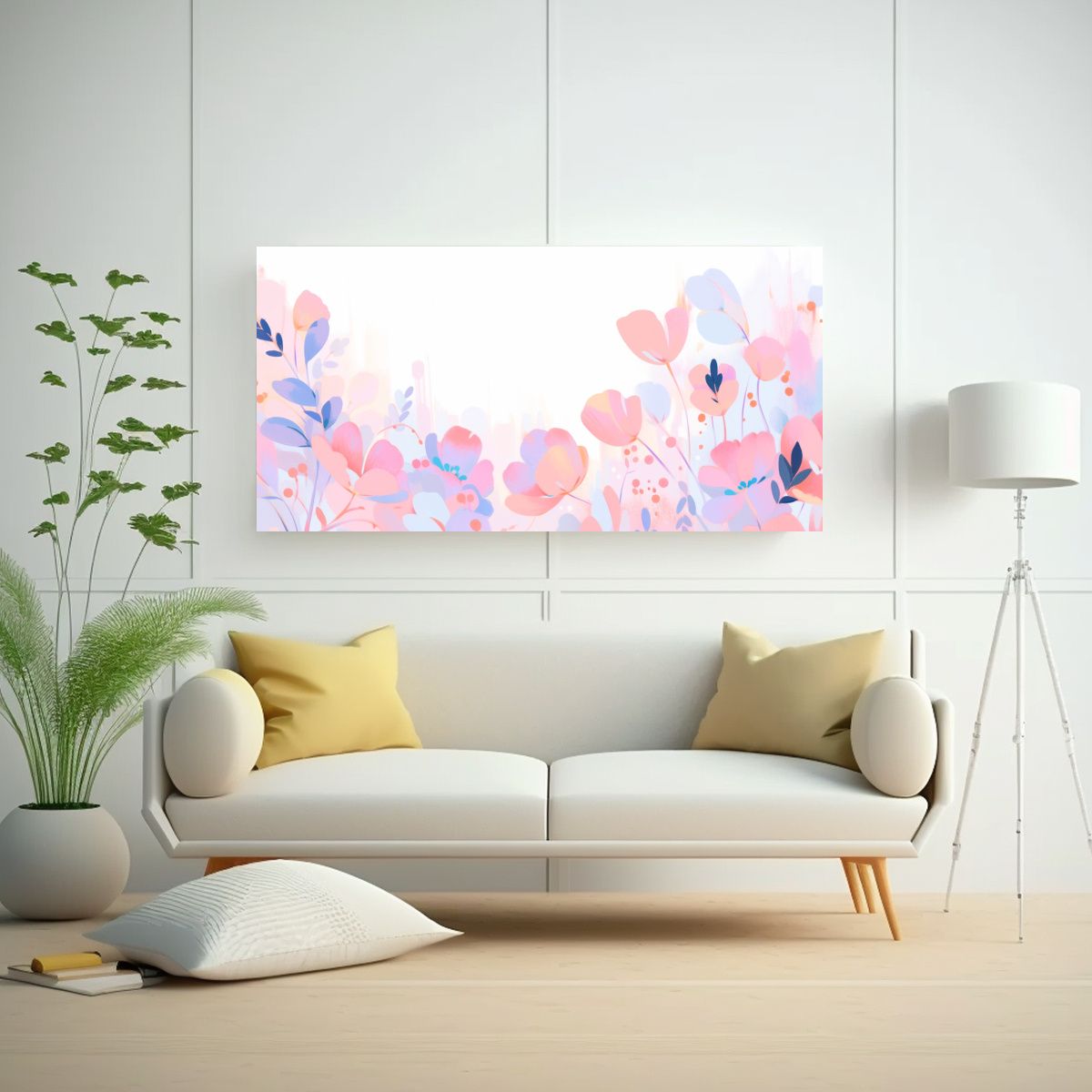 GENERICO - Pinturas Decorativas De Estilo Medio Con Tonos 140x70 Cm