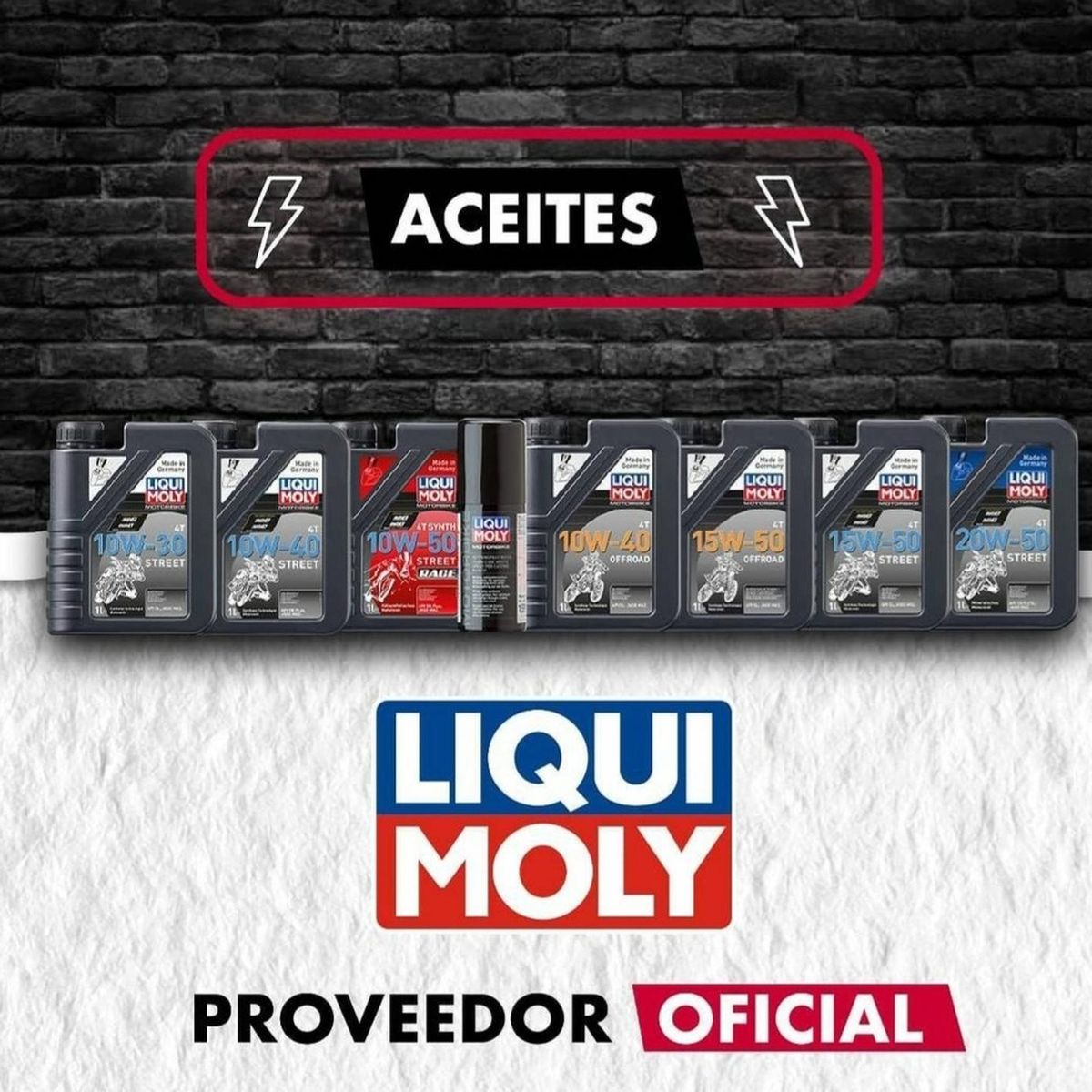 LIQUI MOLY - Aceite De Moto 20w 50 Semi Sintetico Liqui Moly 1l 4t