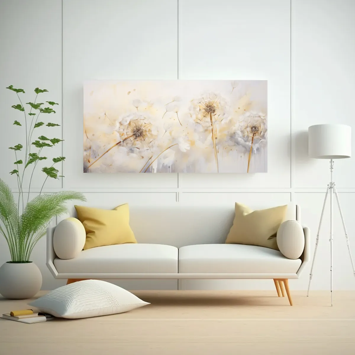 GENERICO - Lienzo Conceptual Simple Pintura Abstracta De 140x70 Cm