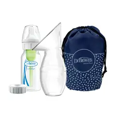 DR BROWNS - Set Extractor De Leche Manual Dr Brown´s Más Mamadera 120ml