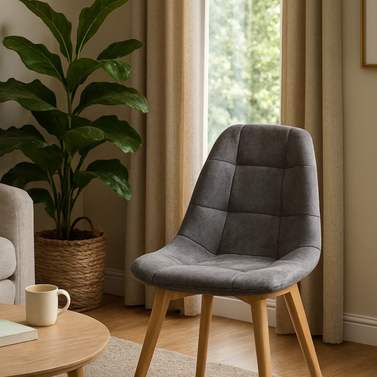 CORI CORI - Silla Capitonne Ecocuero Vintage