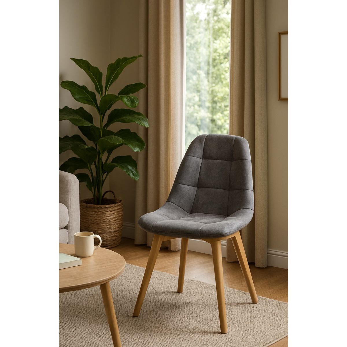 CORI CORI - Silla Capitonne Ecocuero Vintage