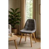 Silla Capitonne Ecocuero Vintage